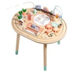 10-in-1 Montessori Game Table Multi-Functional Wooden Learning Toy Set for Kids Toddlers