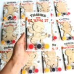 12 Pack Ninja Party Favors for Kids - Individually Wrapped Paint Your Own Wooden Craft Kits, Boy Birthday Decorations & Kidz Party Supplies