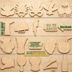 DIY Unfinished Wood Crafts Brazilian Football Refrigerator Magnets Wooden Fridge Magnets for Kids - Image 3