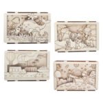 3D Wooden Painting Craft Kits for Kids - New Wooden DIY Coloring Puzzle Set, Creative and Educational Wooden Crafts for Children - Image 2