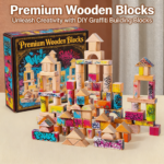 Customizes DIY Wooden Painting Set Craft Kits Wood Slices Craft Activities Kits Glow in the Dark or Kids Age 6-12