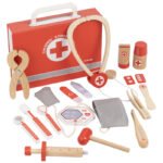 Children's Pretend Play Doctor Play Sets Toys Wooden Medical Tools for Educational Role Play Toys