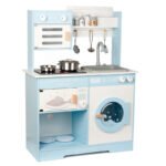Children's pretend kitchen toy set, realistic kitchen utensils, cooking stove, educational birthday gift for boys and girls