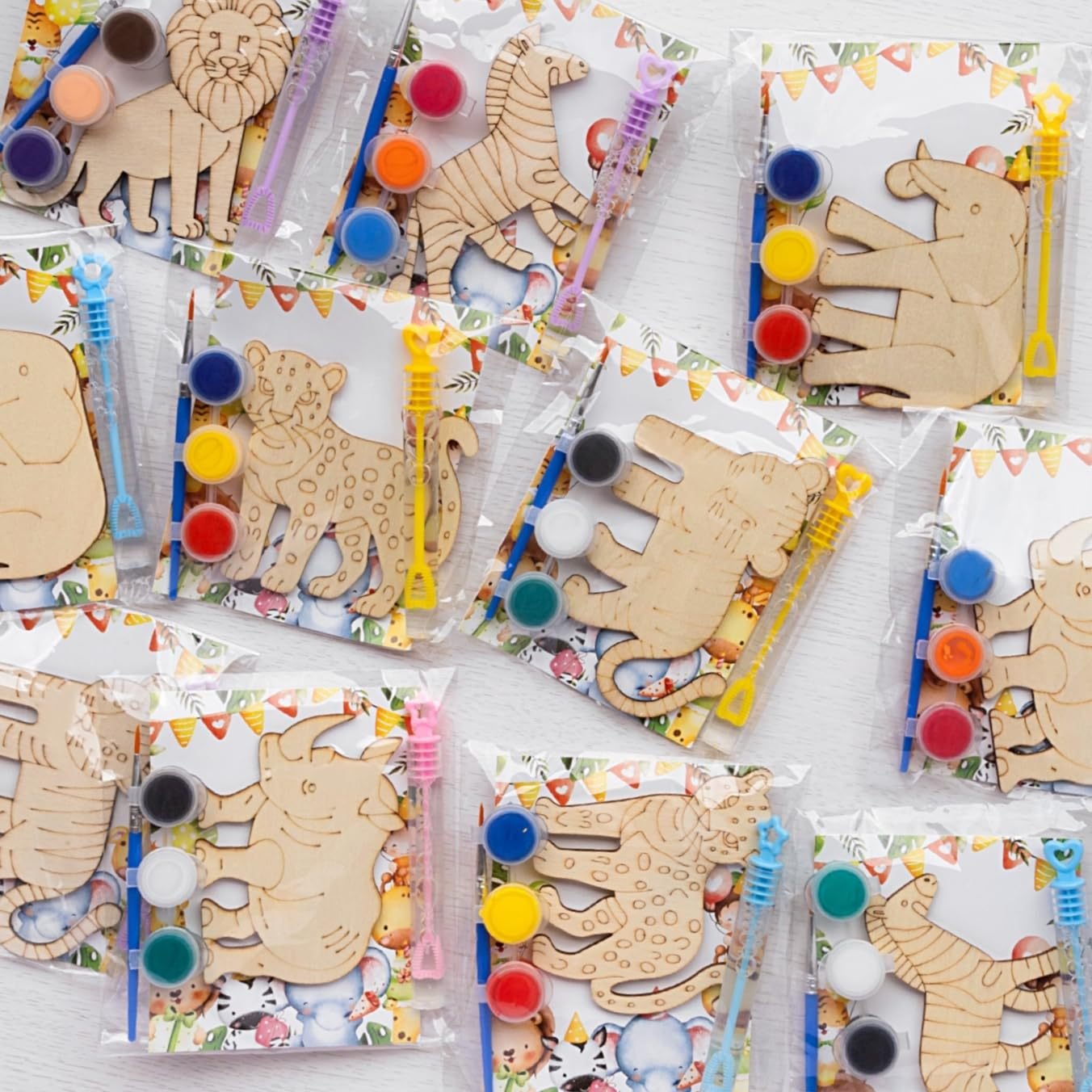 DIY Wooden Animal Painting Kit for Kids - Creative Drawing Toys Set, Learning Educational Holiday & Birthday Gifts for Children DIY Wooden Animal Painting Kit for Kids - Creative Drawing Toys Set, Learning Educational Holiday & Birthday Gifts for Children - Image 1