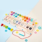 Factory Directly Supplier Preschool Puzzle Carpet Wooden for Math Counting Customized 3D Puzzle Multicolor