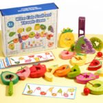 Fruit Threading Beads Children's Fine Motor Skills Training Toys Kindergarten Wooden Educational Lacing Toys