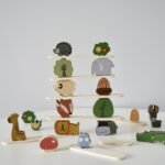 Fun animal stacking game, balance building blocks, hand-eye coordination, concentration training, early childhood education wooden toy - Image 3