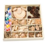Kindergarten DIY Wooden Painting Material Kit Creative Graffiti Crafts & Homemade Tree Branch Painting Set Toy