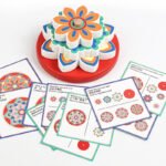 Montessori Wooden Flower Stacking Tower for Toddlers
