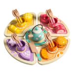 Baby Role Pretend Afternoon Tea Set Children Kitchen Cutting Toy Early Educational Dessert Wooden Toys for Kids Role Play Toy