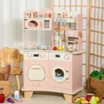 Factory Supply Best Price Custom Made Wooden Kitchen Set Kids Pretend Play Toys