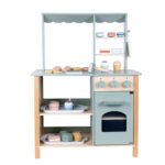 Wooden kitchen toy for children, simulated dessert stand, cooking utensils, suitable for ages 3-6, a gift for boys and girls