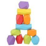 Stackable polygonal building blocks are a fun and educational toy set designed to help children develop focus and improve their cognitive abilities