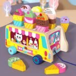 Wood Ice Cream Car Early Educational Toys Wooden Educational Toys