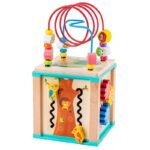 Wooden 5-in-1 Bead Maze Educational Toy