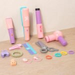 Wooden Children Barber Role Play Games Beauty Fashion Pretend Toy Indoor Early Educational Toys