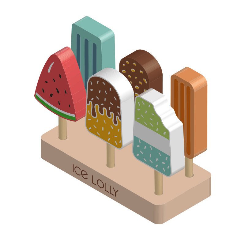 Wooden simulated kitchen toy, fun children's simulated ice cream toy, building blocks, pretend play educational toy Wooden simulated kitchen toy, fun children's simulated ice cream toy, building blocks, pretend play educational toy - Image 1