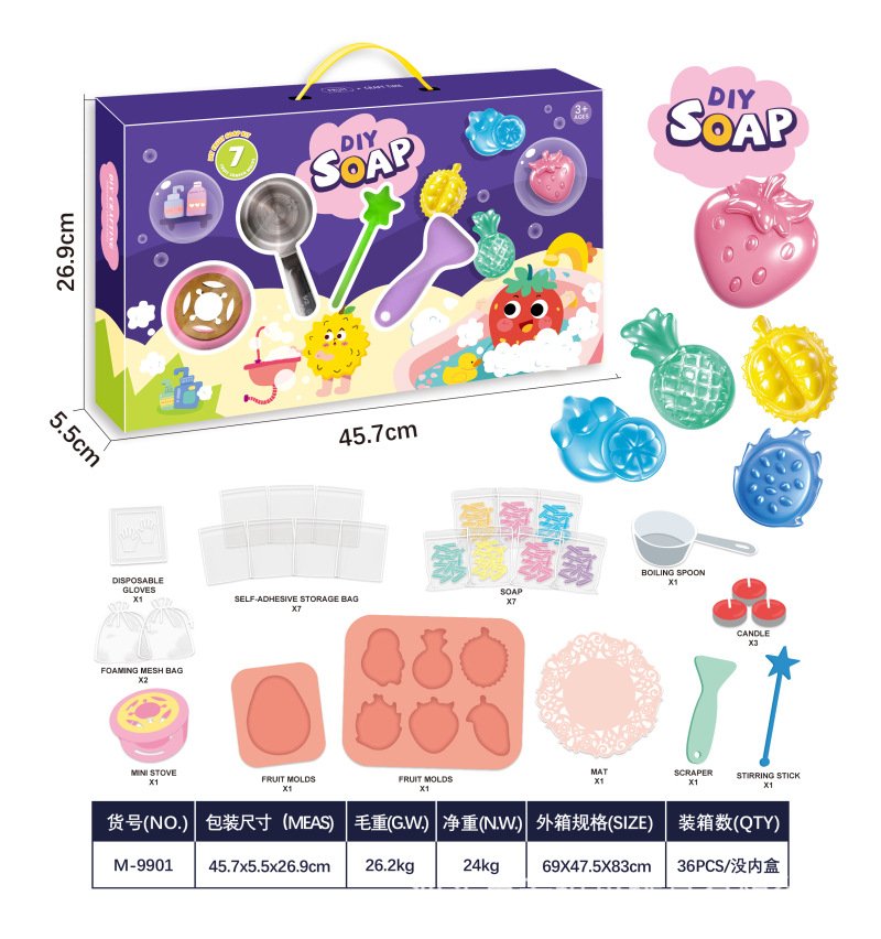 Glow Pebble Art Set DIY Rock Painting Kit Kids Creative Craft Supplies for Arts and Crafts Perfect Gift Soap Making Kit for Kids, DIY Make Your Own Bath Bombs & Soap, Spa Kit for Girls - Image 1