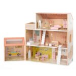 Children's Early Education Wooden Play House Parent-Child Interactive Doll House Simulation Educational Wooden Toys