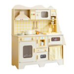 High Quality Montessori Wooden Education Toys Wooden Kitchen Toy Set Pretend Play Cooking Game Toy