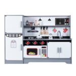 Wholesale wooden toys, wooden simulated sound and light kitchen utensils, children's pretend kitchen toy sets