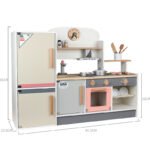 Wholesale wooden toys, wooden simulated sound and light kitchen utensils, children's pretend kitchen toy sets