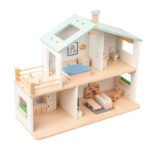 Baby Wooden Kid Toys Educational Large Pretend Play Doll Houses Furniture Toy Set for Girls Kids
