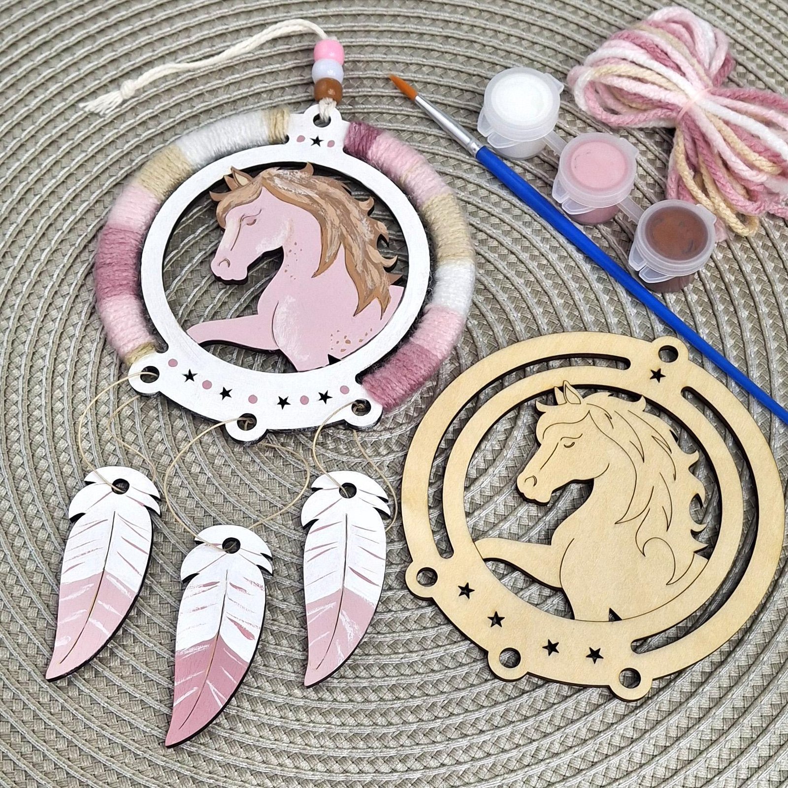 Wooden diy unicorn painting kits Wooden diy unicorn painting kits - Image 1