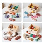 Wooden children's simulation playhouse, fruit cutting toy store, toy supermarket, card payment checkout playhouse - Image 2