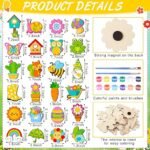 DIY Unfinished Wood Crafts Animal Refrigerator Magnets Wooden Fridge Magnets for Kids - Image 2