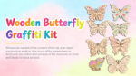 Wooden butterfly Ornaments to Paint Blank Unfinished Wood Wooden Crafts Hanging Decorations - Image 3