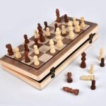 Wholesale 15" Chess Pieces Wooden Chess Board Travel Wooden Chess Set Board Custom Board Game for Kids Game Gift - Image 2