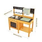 Children Outdoor Pretend Play Wooden Simulation Mud Parent Child Interaction Kitchen Toys