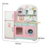 Children Simulation Fridge Kitchen Food Toy Role Playing DIY Montessori Educational Learning Toys for Kids Boys Girls