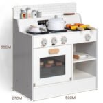 Children's Simulations Japanese Barbecue Station Juguetes Wooden Large Kitchen Pretend Toys for Kids Boys