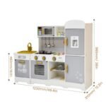 Children's Simulations Japanese Barbecue Station Juguetes Wooden Large Kitchen Pretend Toys for Kids Boys