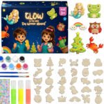 DIY Eco-Friendly Wooden Magnets Art Craft Supplies Painting Kit Kids Party Favors Boys Girls Birthday Easter Gifts Toys