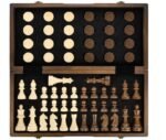 15'' Magnetic Wooden Chess Set for Adults Kids Portable Folding Board Unique Travel Pieces Professional Home Decor - Image 2