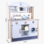 High Quality Wholesale Luxury Wooden Happy Kitchen Toy for Child Wooden Kitchen Set
