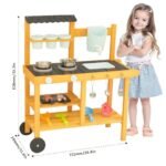 Montessori Children's Pretend Play Sets Personalized Kids Products Simulation Wooden Outdoor Garden Mini Kitchen Toys for Girls