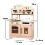 Multifunctional Wood Kitchen Toy Early Education Refrigerator Food Toys for Household for Kids