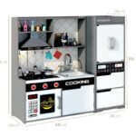 New Children Simulation Cooking Refrigerator Kitchen Game Baby Kitchen Cooking Toy Set