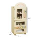 Role Pretend Play Simulation Coin Machine Gift for Baby Vending Machine Toys for Kids Montessori Educational Dessert Wooden Toys