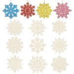 Snowflake Wooden Hanging Christmas Ornament Naughty Adult Gag Gift Personalized High Quality Laser-Cut White Tree Dog