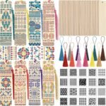 92 Pcs DIY Wood Bookmarks Kit Includes 36 Unfinished Blank Bookmarks for Teachers Students Bible Activities Back to School - Image 3