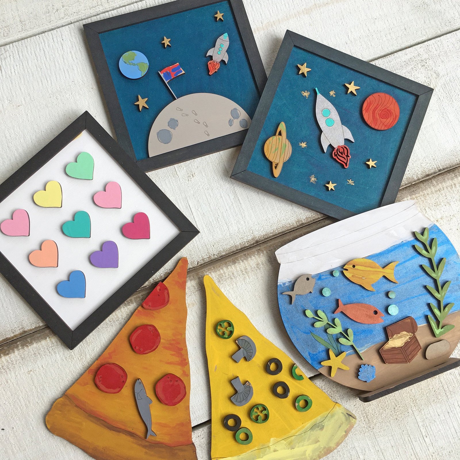 Wooden DIY PAINTING BOARD Wooden DIY PAINTING BOARD - Image 1