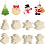 DIY Wood Crafts Christmas Hanging Decorations Wooden Christmas Hanging Shape Decorations for Wholesale
