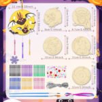 Art Craft Kit Saypacck 24-piece Halloween Wooden Diy Set