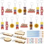 DIY Mom Keychain for Mother's Day, Craft Kits, 12 Pieces
