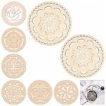 140mm Natural Wooden Basket Bottom Crochet Basket Base for DIY Craft Basket Weaving Supplies Making Home Decoration